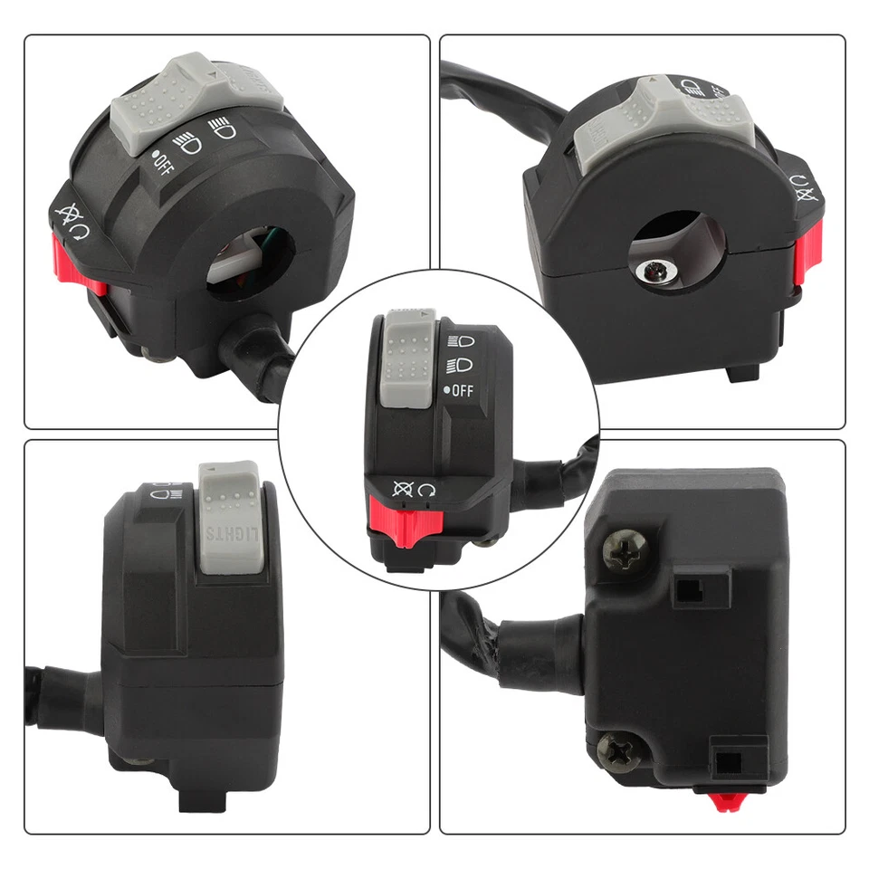 Guidão Hi Low Off Light Kill Switch para Yamaha Blaster 200 YFS200 2002 - 2006 - Imagem 4 de 4