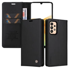 For Samsung Galaxy A71 A81 A22 5G M52 Luxury PU Leather Flip Wallet Phone Case