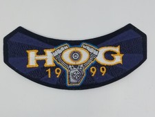 1999 Harley Davidson Motorcycles HOG Owners Group Vest Jacket Rocker Patch