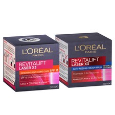 L'Oreal Paris Revitalift Laser X3 SPF15 Day Cream + Night Cream Set