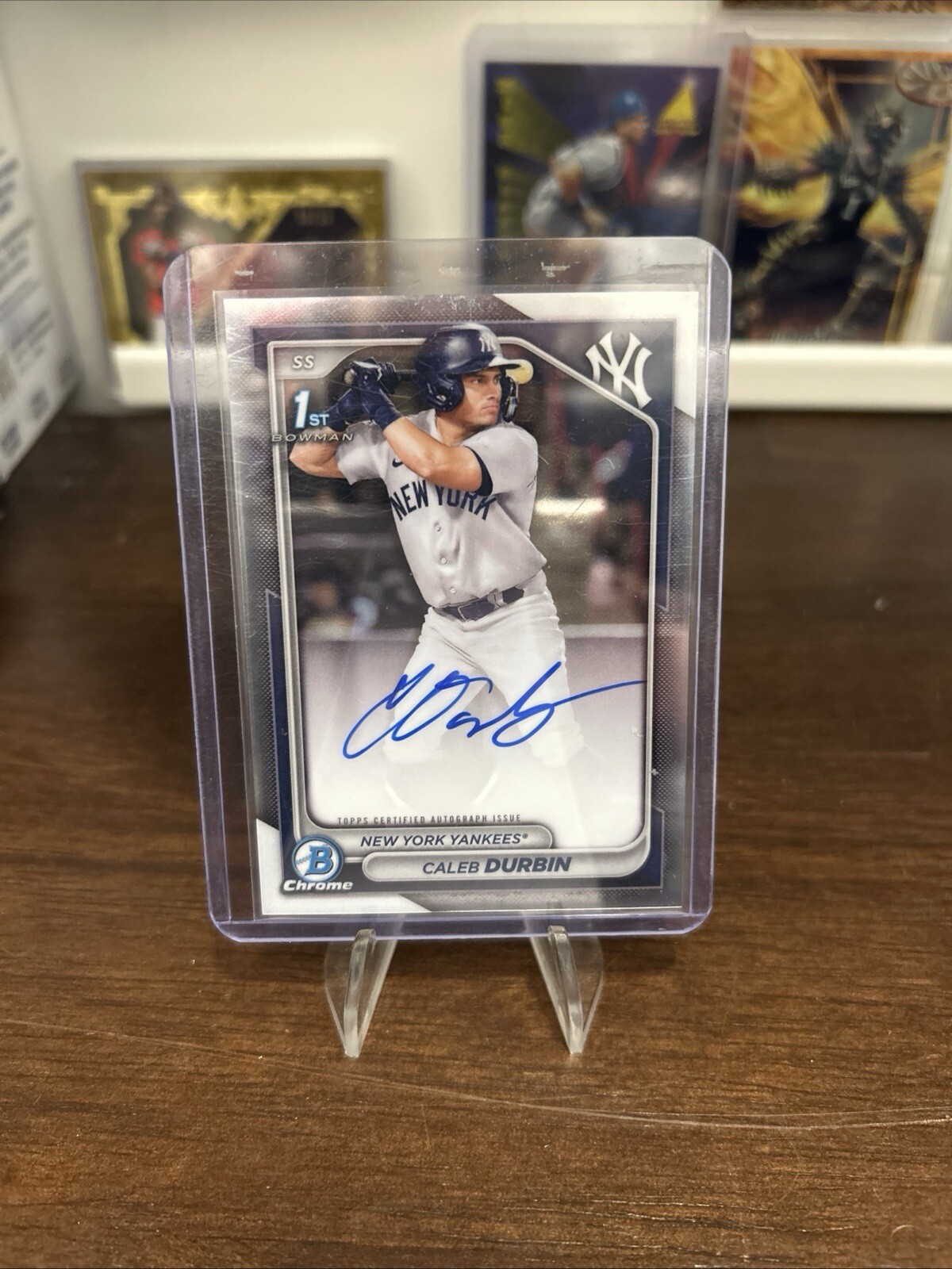 2024 Bowman Chrome Prospect Auto Caleb Durbin #CPA-CD Auto