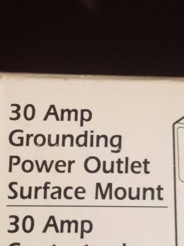 NEW IN BOX Leviton 061-55054 30A 125/250V 3-Pole 4-Wire Grounding Power Outlet - Picture 7 of 9