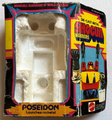 Vintage Shogun Warriors 5 Poseidon Diecast Popy Japan As Is