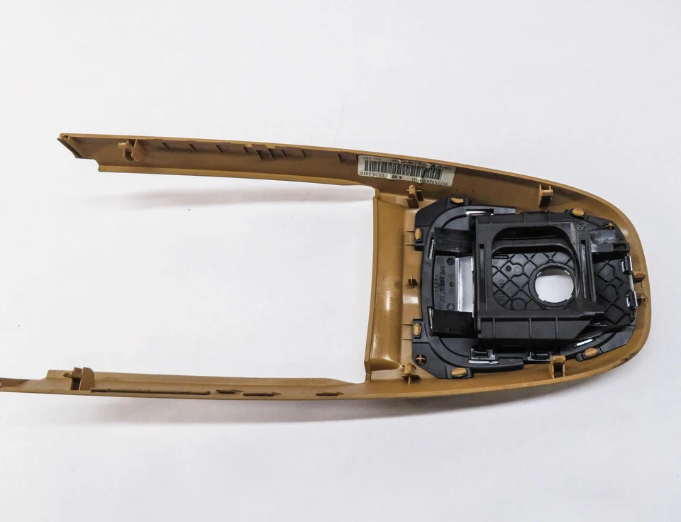 2010 PORSCHE CAYMAN (987) FRONT CENTER CONSOLE SHIFTER TRIM (BEIGE) - Image 4 of 4