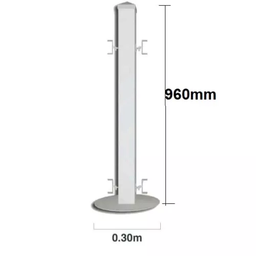 Portable Fencing Events White PVC Picket Fence Temporary 1000mm wide Posts - Picture 30 of 30