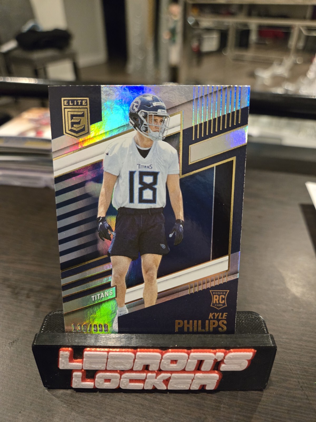 2022 Panini Donruss Elite - Rookies #170 Kyle Philips /999 (RC) - Titans