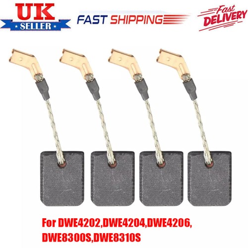 4x Carbon Brushes for DeWalt DWE4202 DWE4204 DWE4206 Angle Grinder N421362