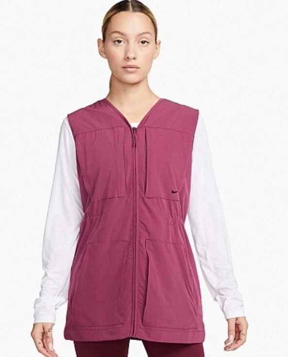 NIKE DRI FIT CITY READY PACK BLISS GILET FULL ZIP TRAINING JACKET SIZE XS “SALE”