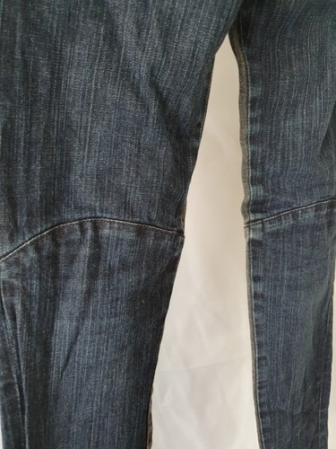 DKNY Indigo Blue & Black Jeans Long/Tall Two Tone W32" L34" Zip Fly Tapered - Picture 12 of 15