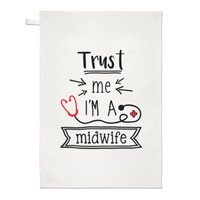 Trust Me I'm A Geburtshelfer Geschirrtuch SpüLlappen - Lustig Best Favorit