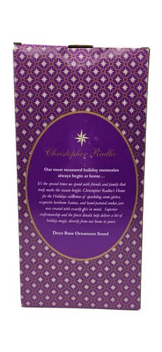 Christopher Radko Ornament Stand Medium Starlight Gold Christmas 2011812 - Picture 7 of 9