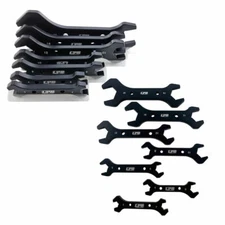 UPR 7pc Aluminum Wrench Set 3AN to 20AN - 7075 Comparable to STEEL - .270 Thick