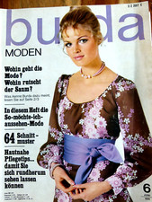 altes Burda Modeheft Ausgabe 6 von 1970 komplett mit Anleitung + Schnittmuster