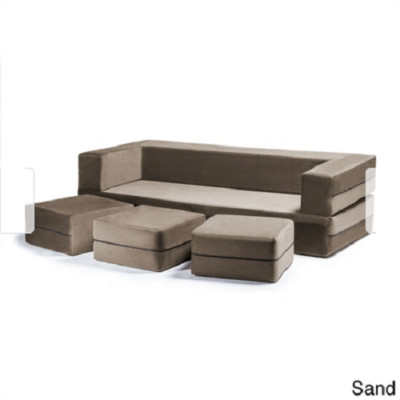 California King Sleeper Couch Sofa Ottomans Convertible Bed Bench