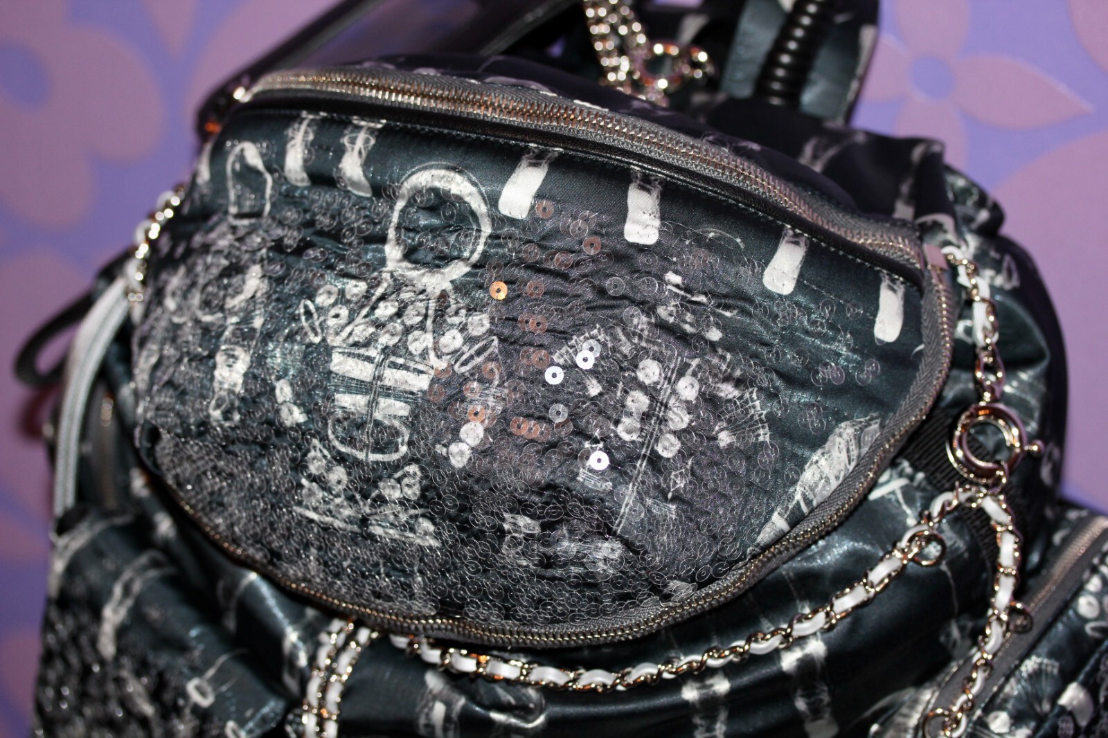 CHANEL *Astronaut Essentials* Sequins Backpack +W… - image 4