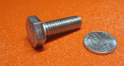 18-8 A2 Stainless Steel Bolt, FT, Metric, M10 x 1.50 x 30 mm Length, 20 Pcs