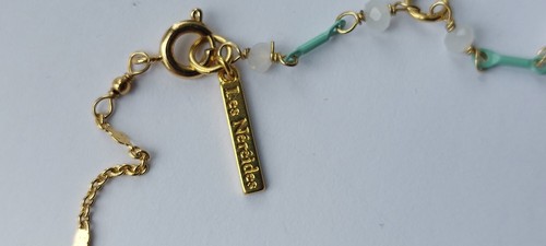 Les Nereides Clarte Nocturne Schleiereule 3 Babys Eule grüner Stein Halskette UVP 275£ - Bild 3 von 6