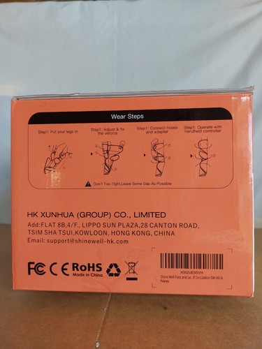 Leg Massager w Heat, Compression Circulation, Relaxation 2 Heat 3 Modes USED - Picture 3 of 9