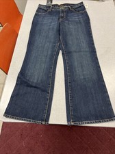 Boys Blue Denim Old Navy Boot Cut Jeans Size 14 Husky