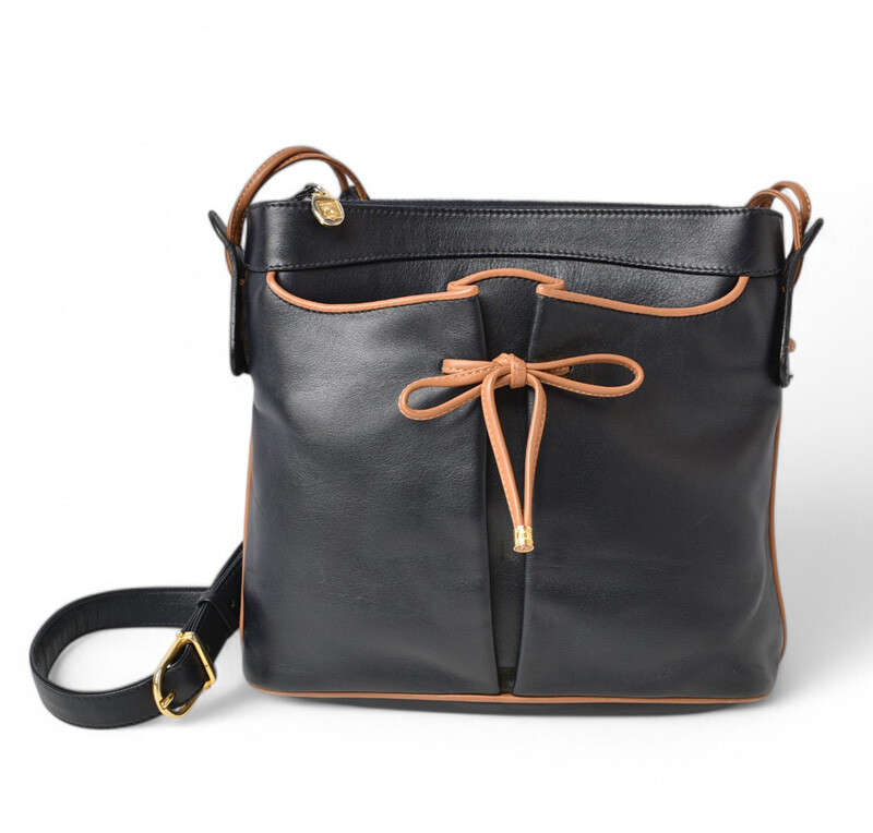 CELINE ALL SOFT Dark Navy Shoulder Bag