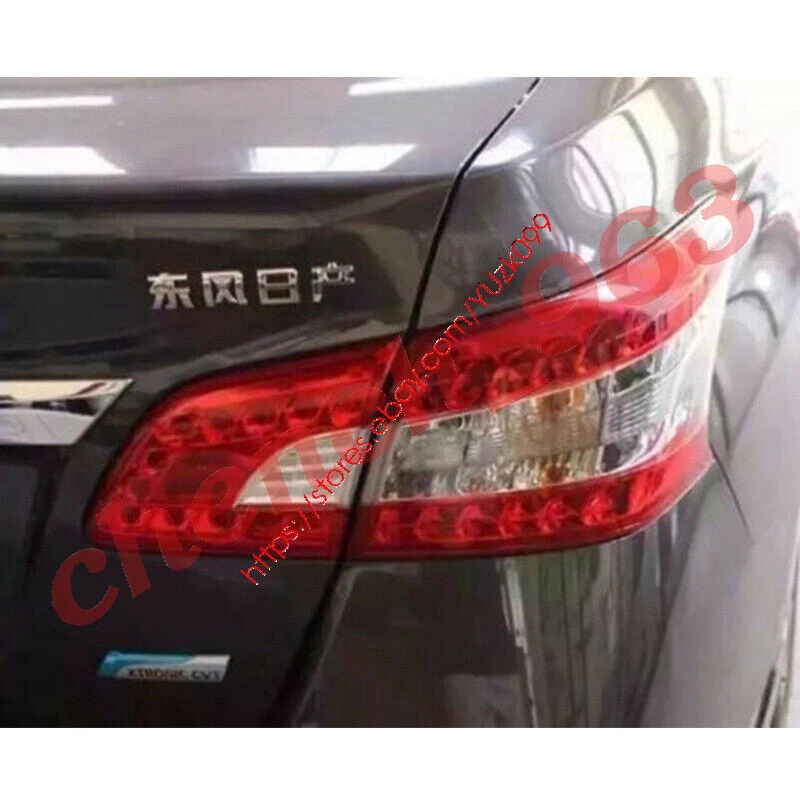 Par de luces antiniebla traseras LED para Nissan Sentra 2013 2014 2015 interior Foto 3 de 4