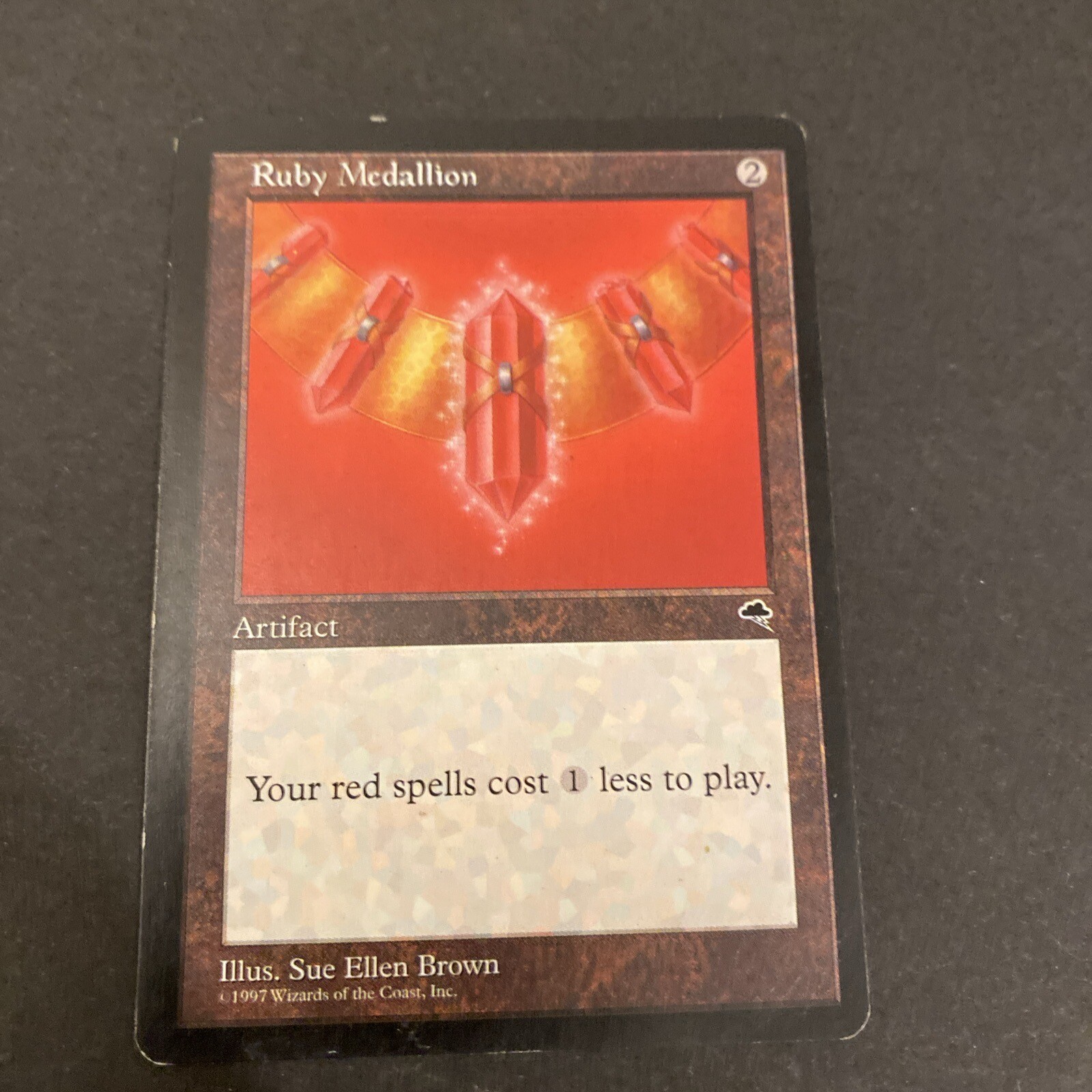 MTG Ruby Medallion Tempest Regular Rare