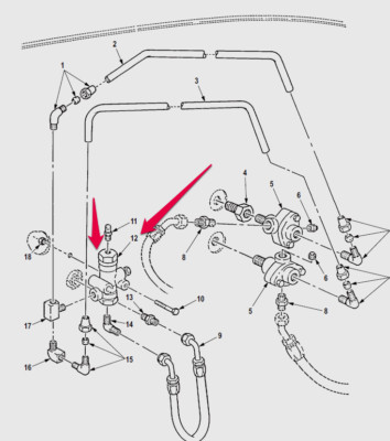 M939 Bendix RV-3 103998 Brake Valve 12302905 | Aftermarket