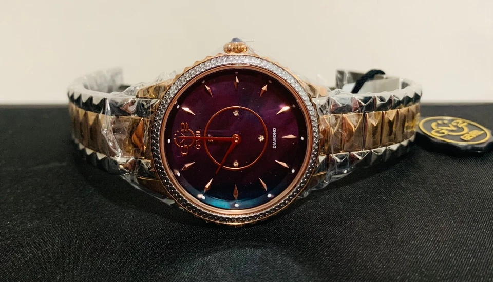 GV2 BY GEVRIL SIENA DIAMOND 11705-425 LIMITED EDITION ROSE GOLD SWISS WATCH 38MM - Image 2 of 4