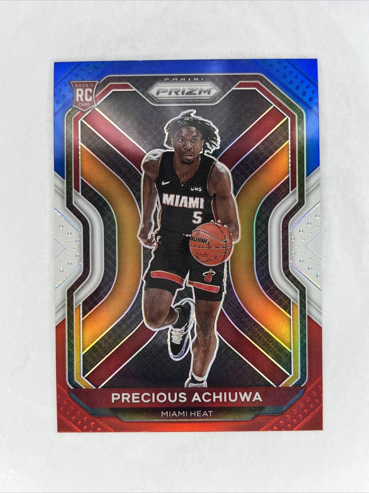 2020-21 Panini Prizm Precious Achiuwa SP Rookie Card RC #294 Red White Blue NBA