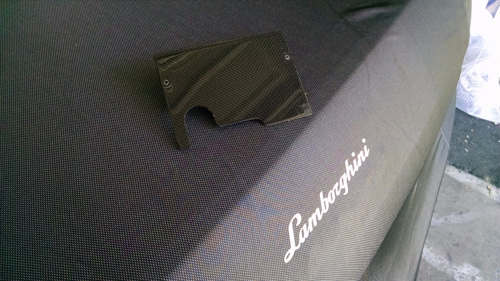 LAMBORGHINI MURCIELAGO / LP640 BATTERY TERMINAL COVER CARBON FIBER OEM