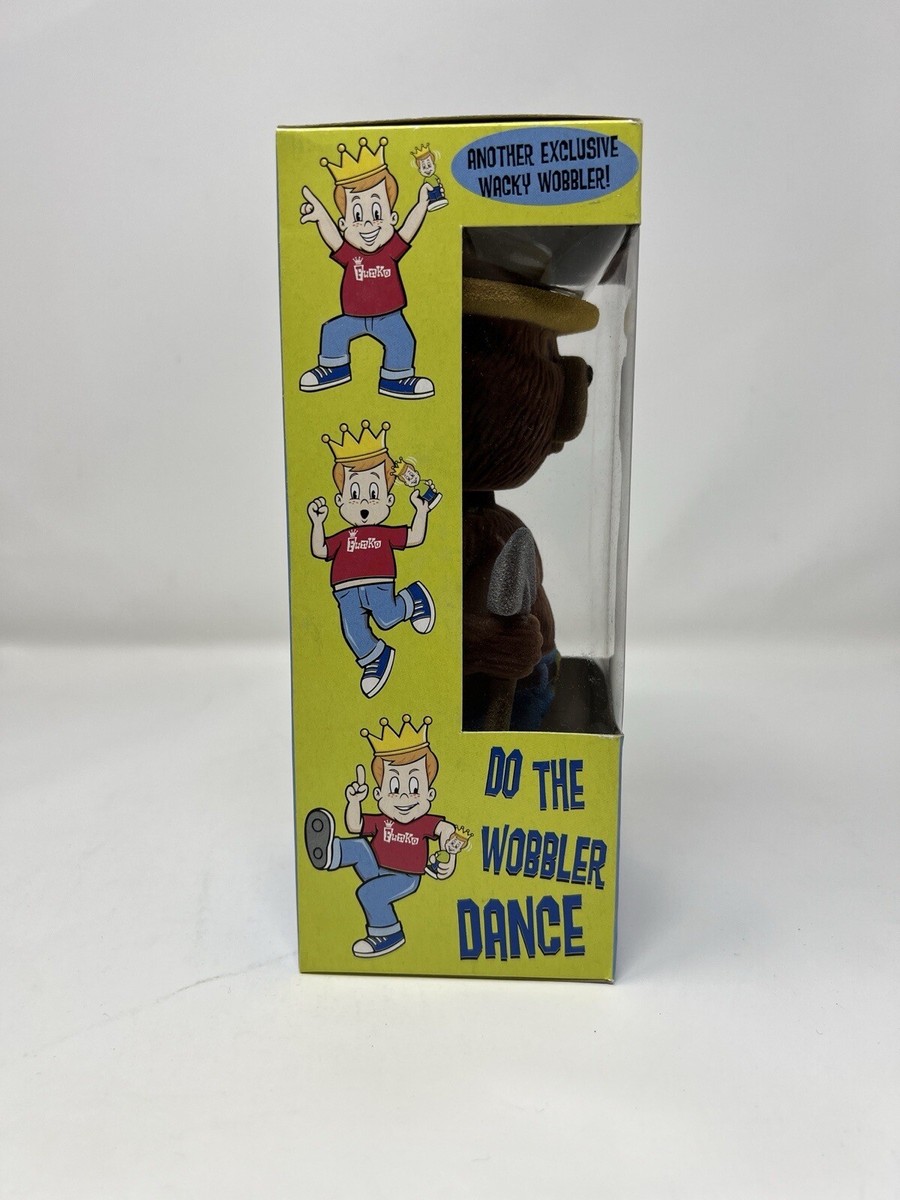 Flocked Smokey The Bear Funko Wacky Wobbler Le48 Ad Icon HTF