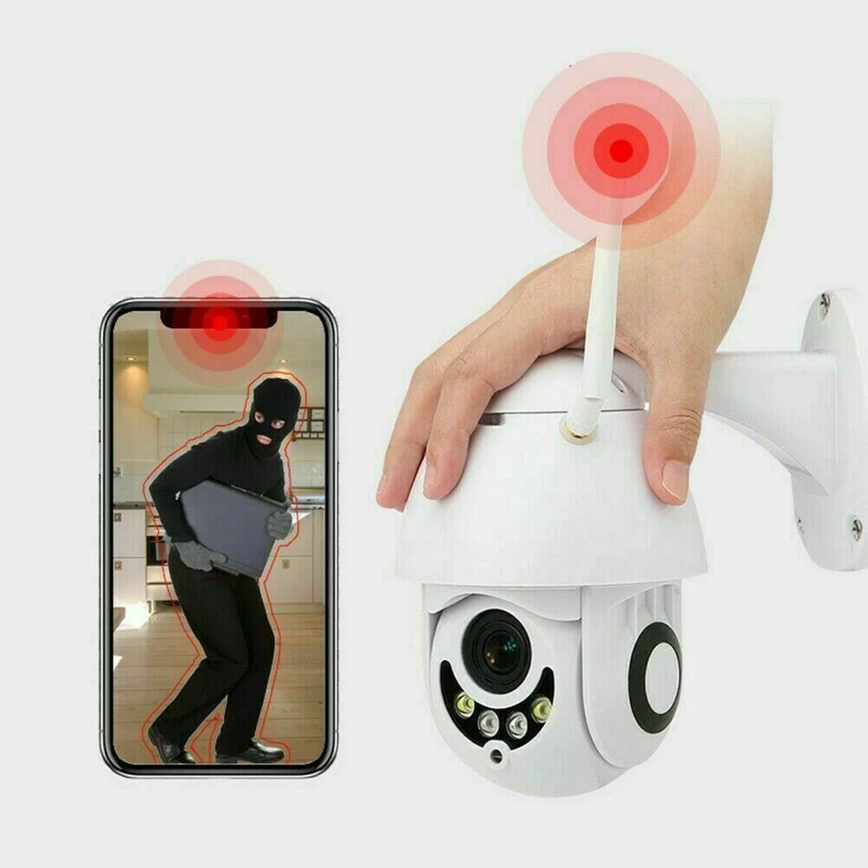 TELECAMERA IP PER ESTERNI ANTI PIOGGIA WIFI 1080P FULL HD WEBCAM MOTORIZZATA - Immagine 2 di 4