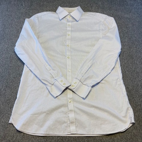 Charles Tyrwhitt Dress Shirt Slim Fit Striped & Polka Dot Button 17/35 Lot of 2 - Picture 2 of 22