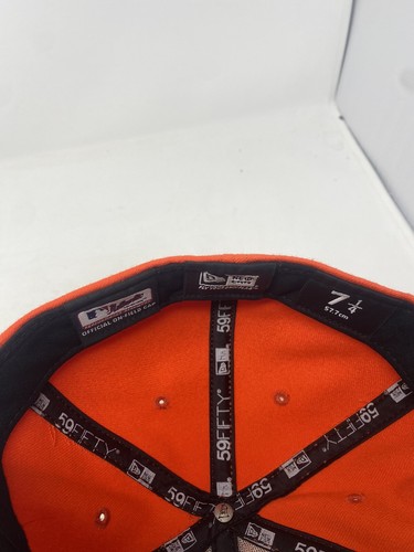 Miami Marlins New Era 59Fifty Orange Cap Hat Road On Field Fitted Size 7 1/4 - Picture 4 of 4