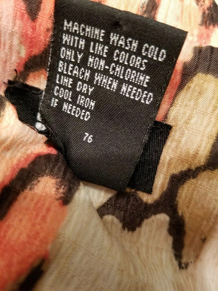 Camisa Top Blusa Mujer RQT Talla 18 Naranja Marrón Rosa Negro Blanco Foto 3 de 4