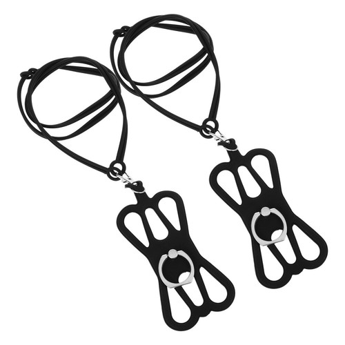 2 Pcs Handy Ringhalter Telefon Lanyard -Gurt Schlüsselband Für Mobiltelefon - 第 1/12 張圖片