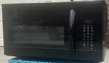 BLACK FRIGIDAIRE GALLERY SERIES OVER THE RANGE MICROWAVE NEEDS WORK  FOR PARTS