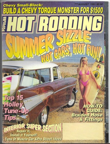 Vintage Popular Hot Rodding Magazine – August 1991 Vol. 30 No. 8 - Summer Sizzle - Imagen 2 de 7