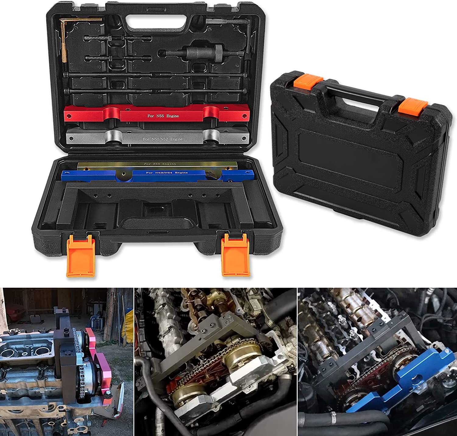For BMW Camshaft Alignment Timing Locking Tool With Case Fit N51 N52 N53 N54 N55 eBay