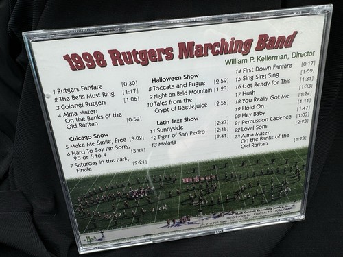RUTGERS UNIVERSITY Marching Band William P. Kellerman Football CD 1998 - Picture 3 of 6