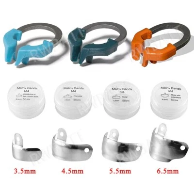 RWBATT Dental Matrix Bands Ring Sectional Matrice Clamp Fit Garrison Palodent V3 System