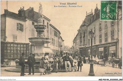 AKZP10-0927-54 - TOUL - rue gambetta - fontaine curel