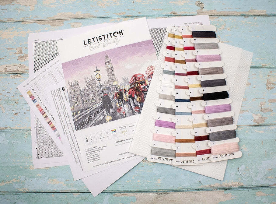 Westminster Bridge L8040 LetiStitch Counted Cross Stitch Kit - Image 3 of 4