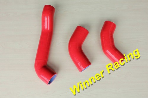 Manguera turbo intercooler de silicona para BMW 3 E46 330CD/330D/330XD M57 3.0 99-07 rojo - Imagen 3 de 3