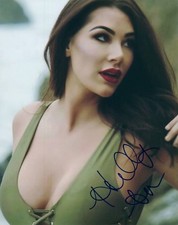Holly Ann Signed Autographed 8x10 Photo Hot Sexy Model COA 