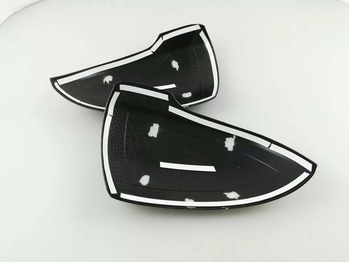 Pair Black ABS Side Mirror Cover Trim For Hyundai Tucson 2016-2018 - Bild 5 von 5