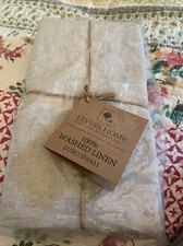 Levtex Home Washed Linen Euro Sham Natural w/ Natural Flange