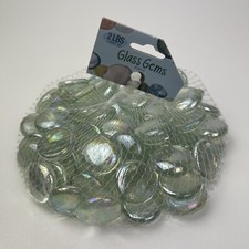 Craft Clear Glass Gems approx 48 Per Bag Unopened 1  Each Floral Flat Back