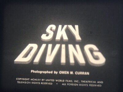  Sky Diving  (1965), Super 8mm Film, Owen Curran, Jim Mitchell, Hula Hoop, Link