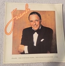 Frank Sinatra 1980 The Vintage Years Souvenir Programme - The Royal Albert Hall